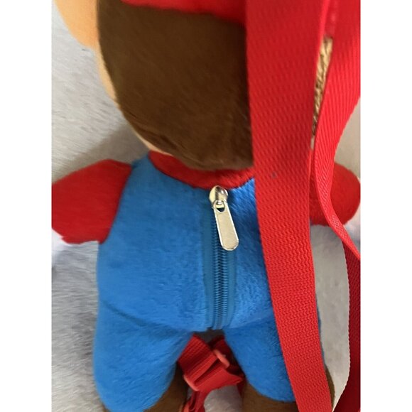 Super Mario Brothers Plush Backpack GREAT FOR GAMING ROOM AS WELL CLEAN - Picture 11 of 16